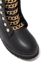 Kids Bax 50 Leather Ankle Boots
